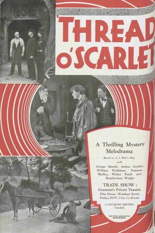 Movie poster for Thread o' Scarlet (1930)