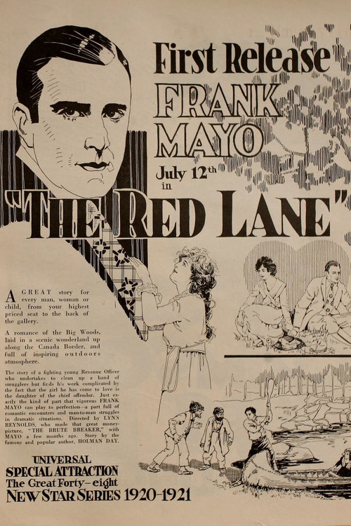 Movie poster for The Red Lane (1920)