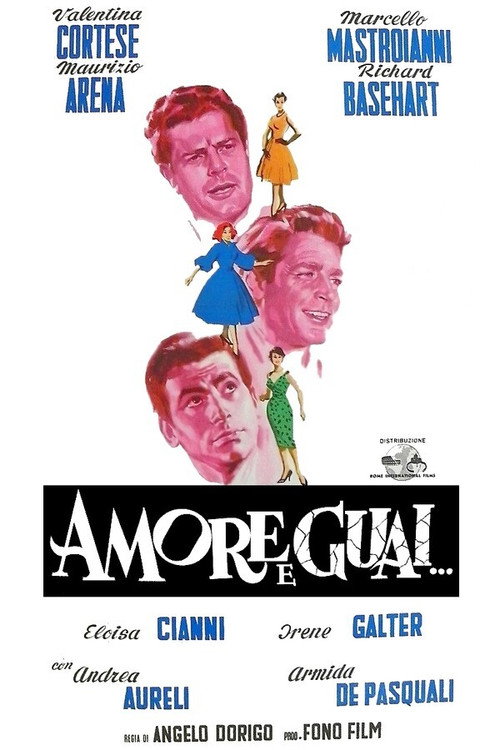 Movie poster for Love and Troubles (1958)