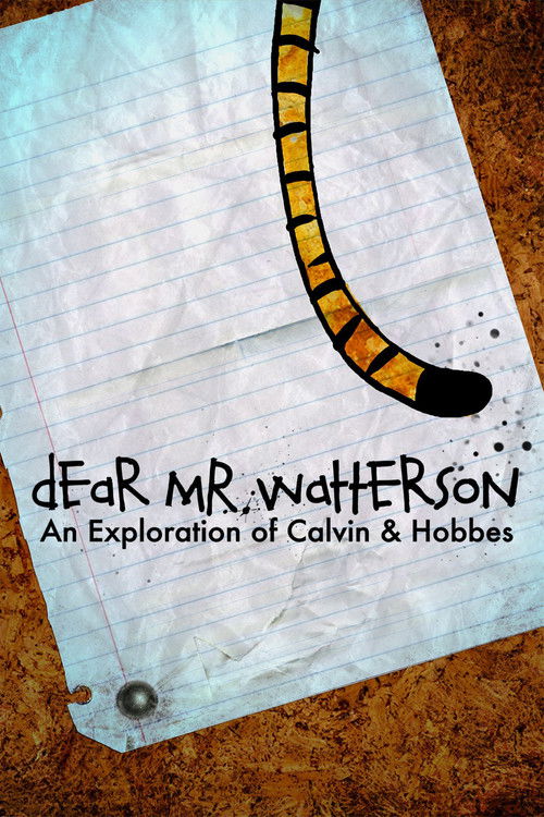 Movie poster for Dear Mr. Watterson (2013)
