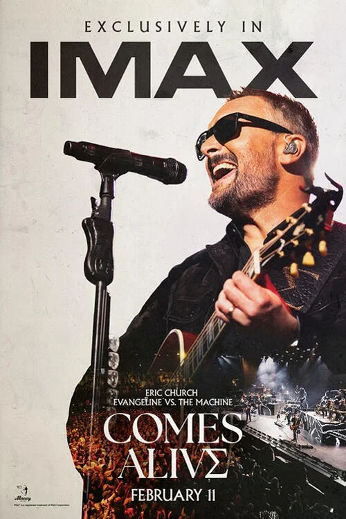 Movie poster for Eric Church: Evangeline vs. The Machine Comes Alive (2026)