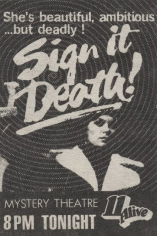 Movie poster for Sign It Death (1974)