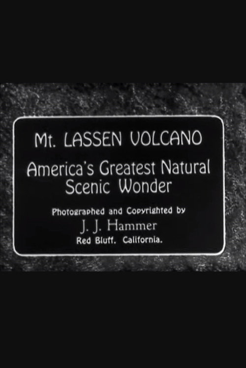 Movie poster for Mt. Lassen Volcano (1917)