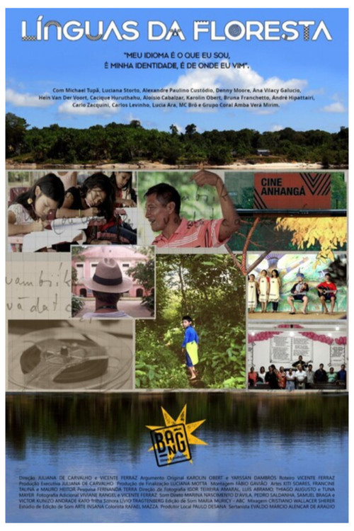 Movie poster for Línguas da Floresta (2024)