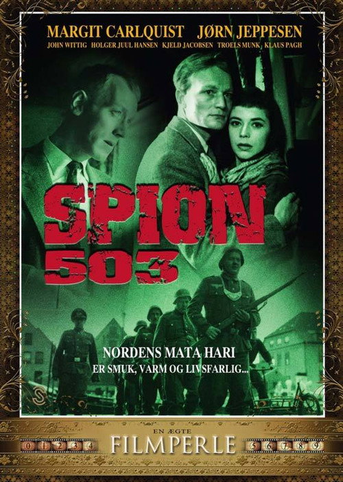 Movie poster for Spion 503 (1958)