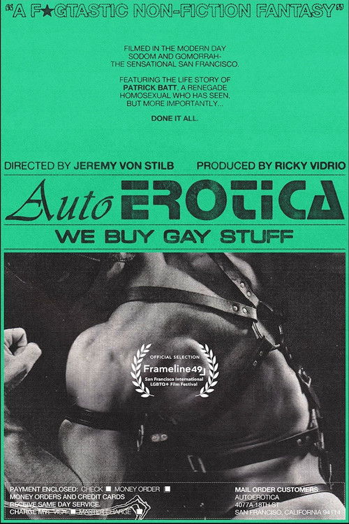 Movie poster for AutoErotica: We Buy Gay Stuff (2025)
