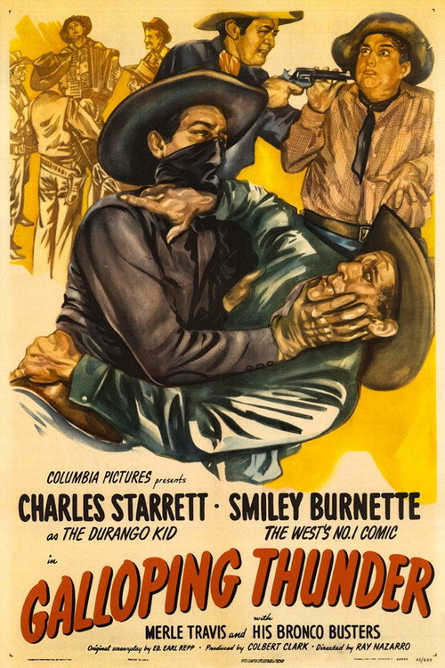 Movie poster for Galloping Thunder (1946)