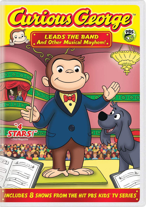 Movie poster for Curious George: Leads the Band and Other Musical Mayhem! (2008)