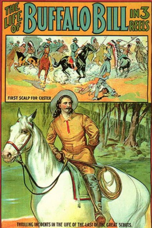 Movie poster for The Life of Buffalo Bill (1912)