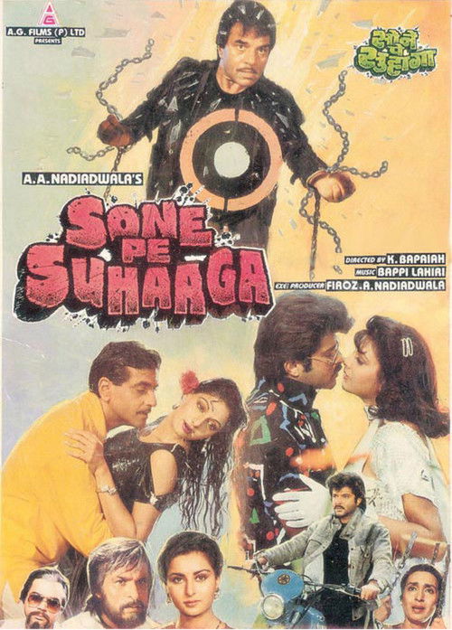 Movie poster for Sone Pe Suhaaga (1988)