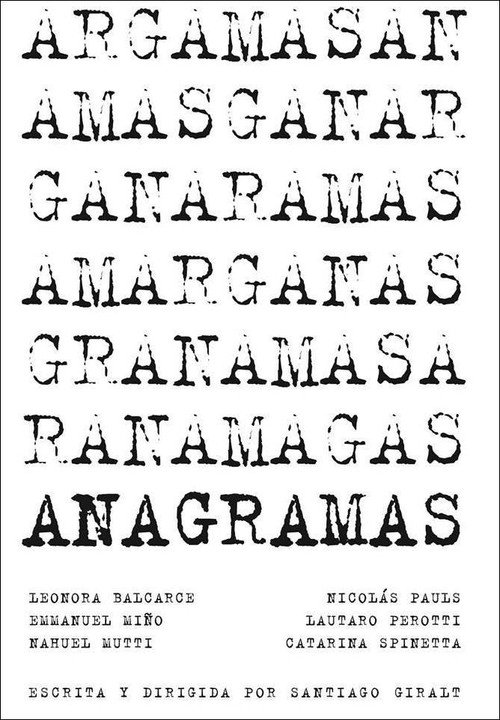 Movie poster for Anagramas (2014)