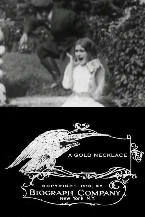 Movie poster for A Gold Necklace (1910)