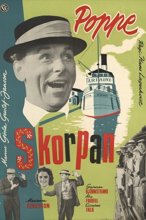 Movie poster for Skorpan (1956)
