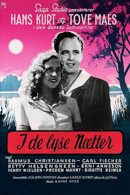 Movie poster for I de lyse nætter (1948)