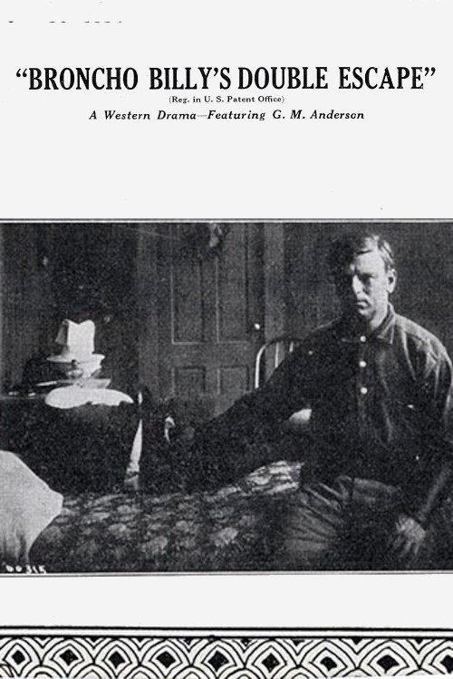 Movie poster for Broncho Billy's Double Escape (1914)