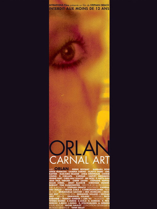 Movie poster for Orlan, carnal art (2001)