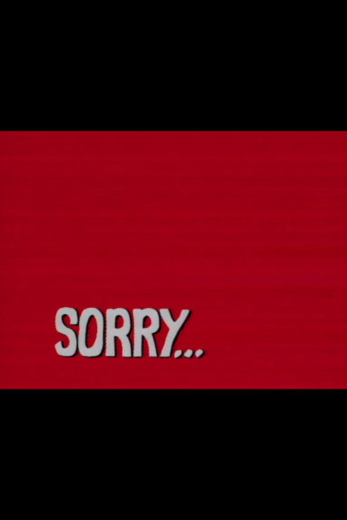 Movie poster for Sorry... (1978)