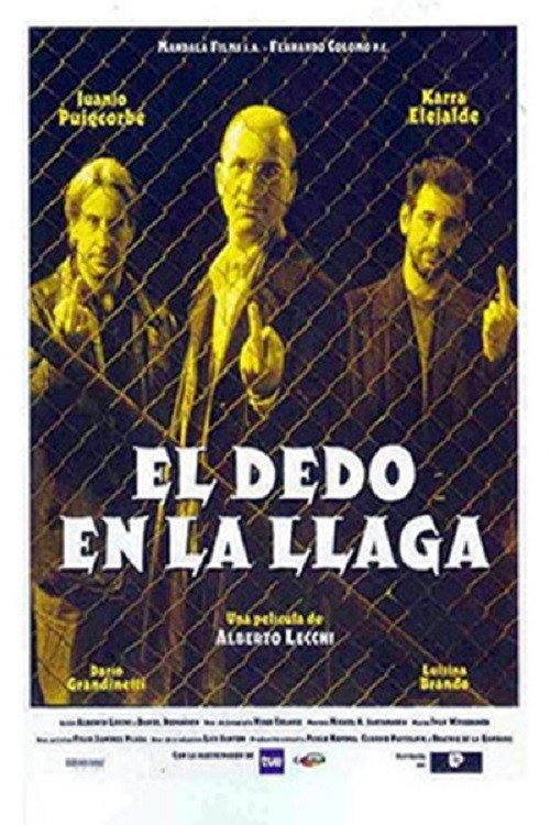 Movie poster for El dedo en la llaga (1996)