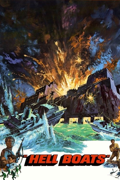 Movie poster for Hell Boats (1970)