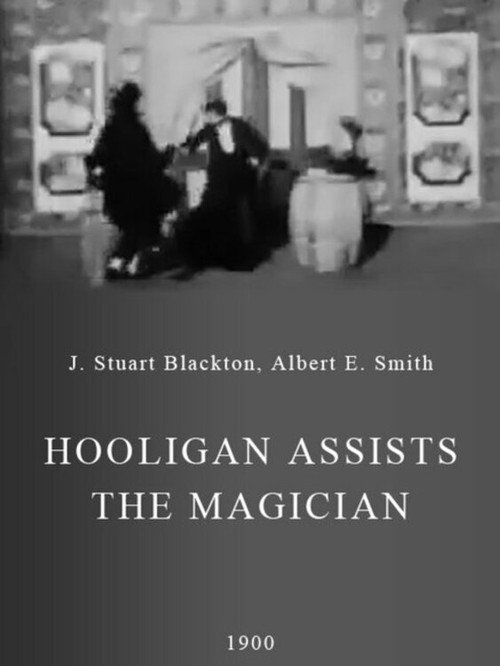 Movie poster for Hooligan Assists the Magician (1900)
