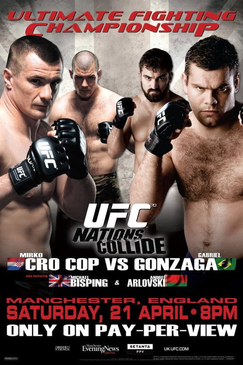 Movie poster for UFC 70: Nations Collide (2007)