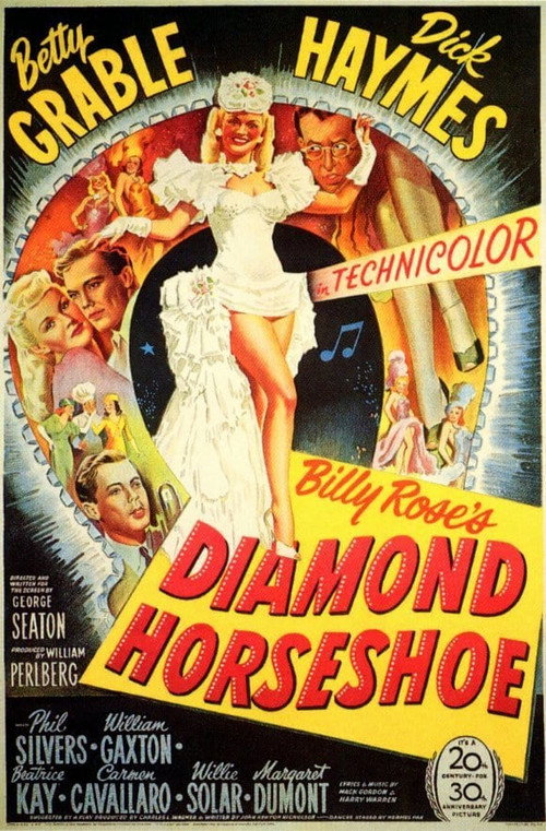 Movie poster for Diamond Horseshoe (1945)