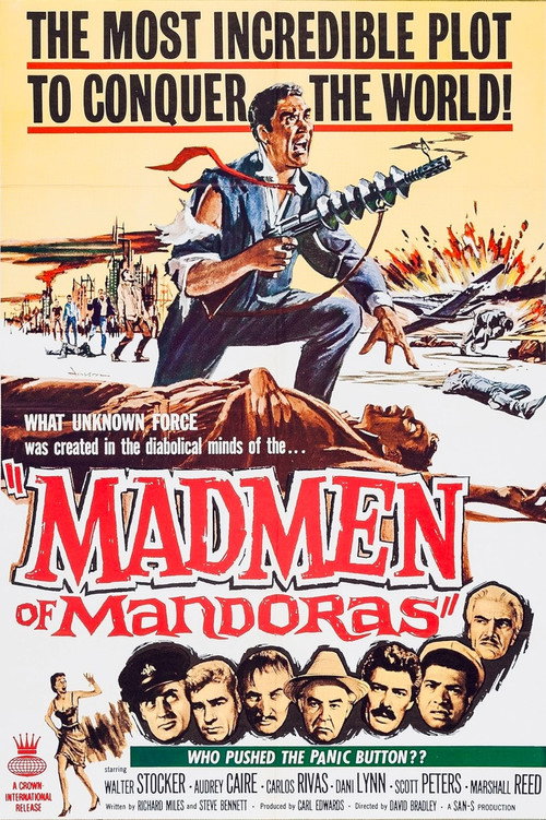 Movie poster for The Madmen of Mandoras (1963)