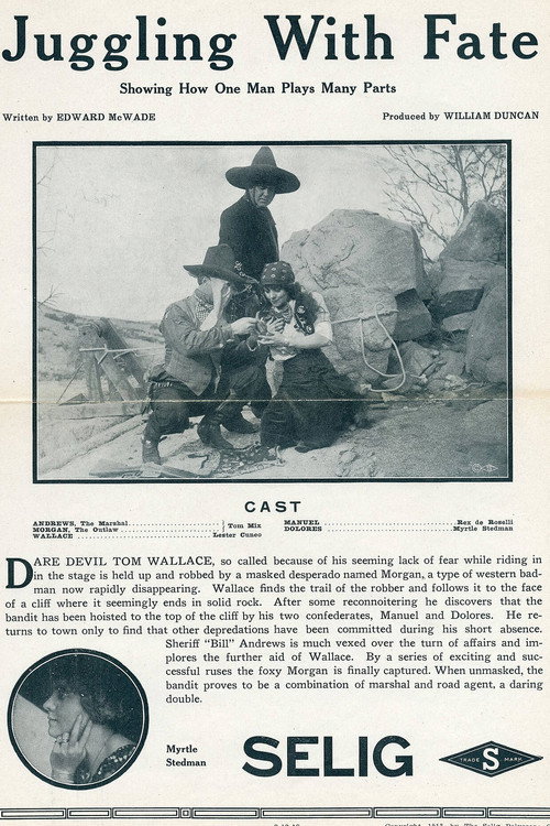 Movie poster for Juggling with Fate (1913)