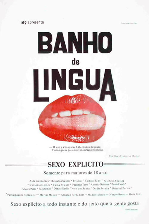 Movie poster for Banho de Língua (1985)