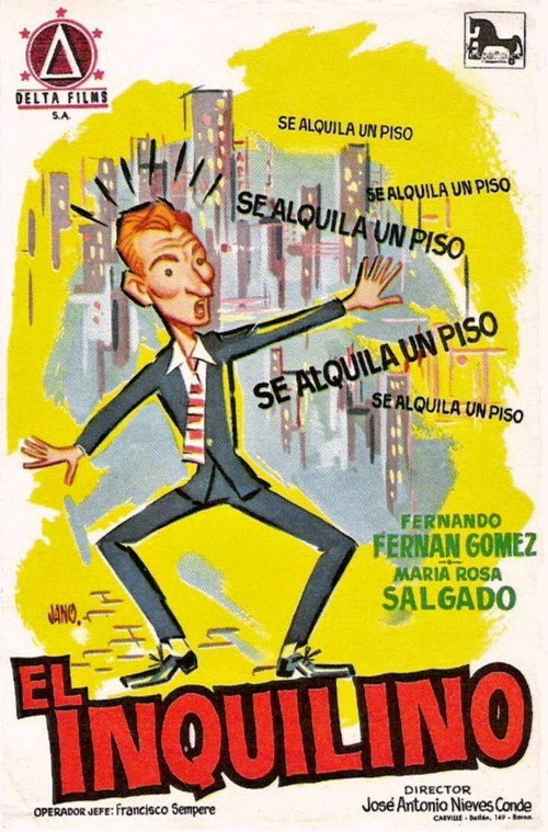 Movie poster for El inquilino (1958)