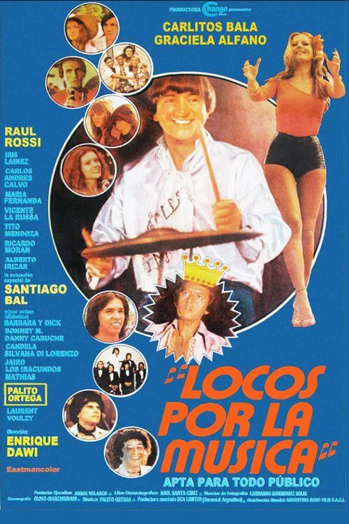 Movie poster for Locos por la música (1980)
