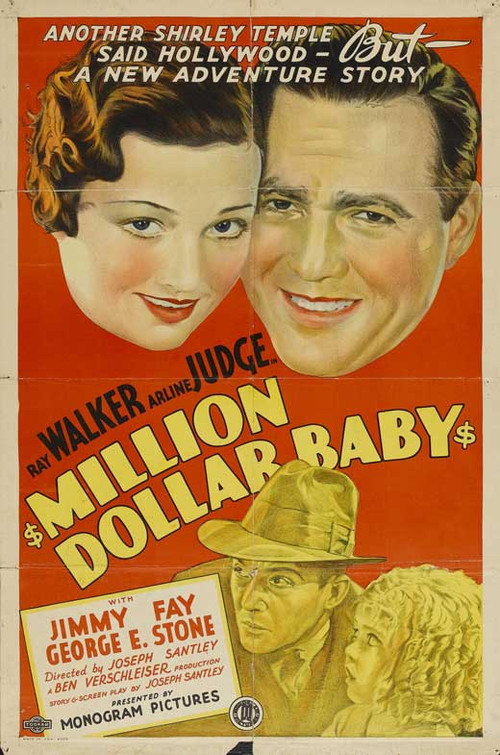 Movie poster for Million Dollar Baby (1934)