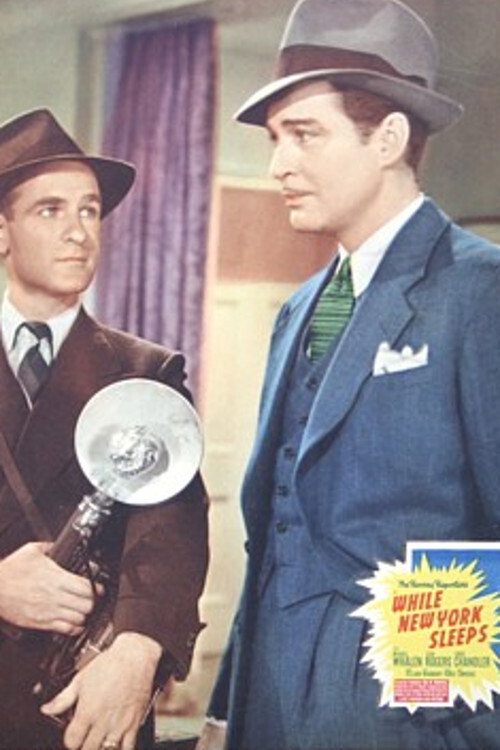Movie poster for While New York Sleeps (1938)