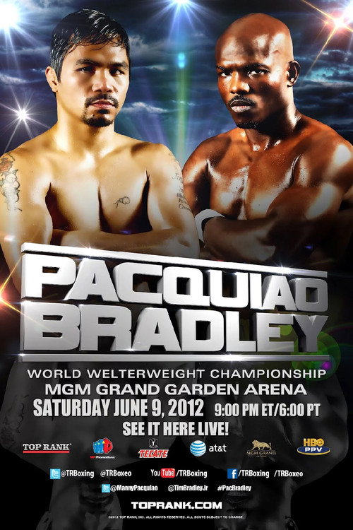 Movie poster for Manny Pacquiao vs. Timothy Bradley (2012)