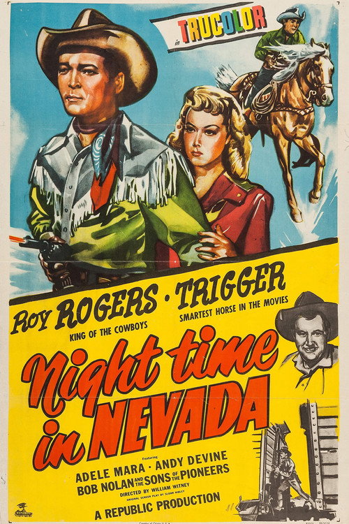 Movie poster for Night Time in Nevada (1948)