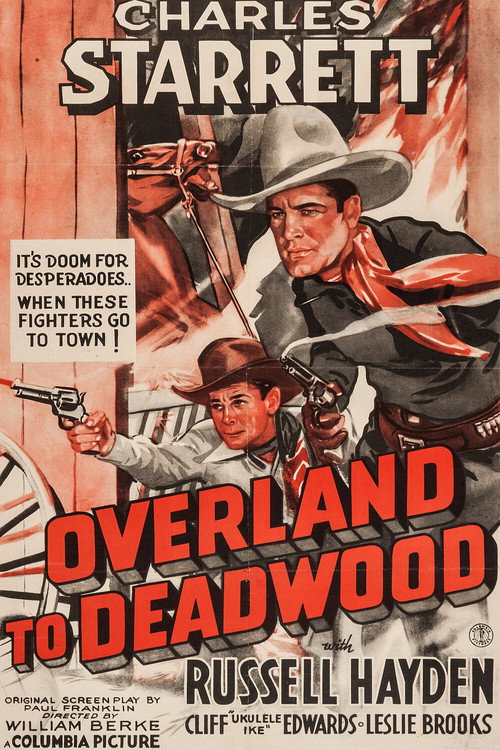 Movie poster for Overland to Deadwood (1942)