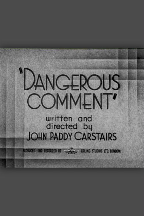 Movie poster for Dangerous Comment (1940)