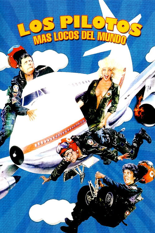 Movie poster for Los pilotos más locos del mundo (1988)