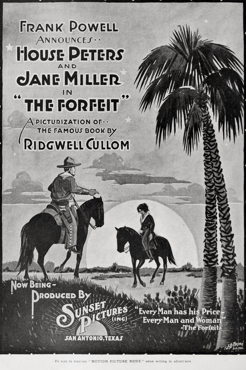 Movie poster for The Forfeit (1919)