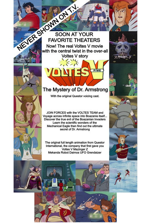Movie poster for Voltes 5 - The Mystery of Dr Armstrong (1981)