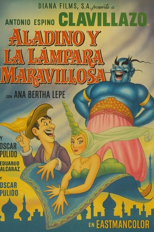 Movie poster for Aladdin and the Marvelous Lamp (1958)