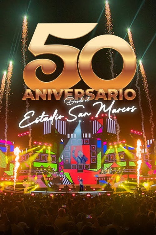 Movie poster for Grupo 5: 50th Anniversary - Live in San Marcos Stadium (2024)