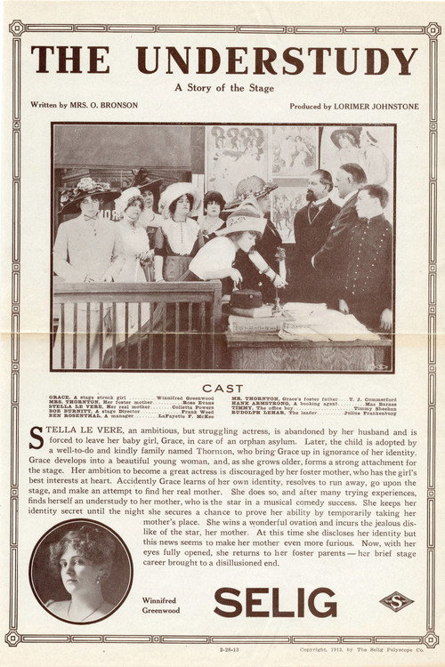 Movie poster for The Understudy (1913)