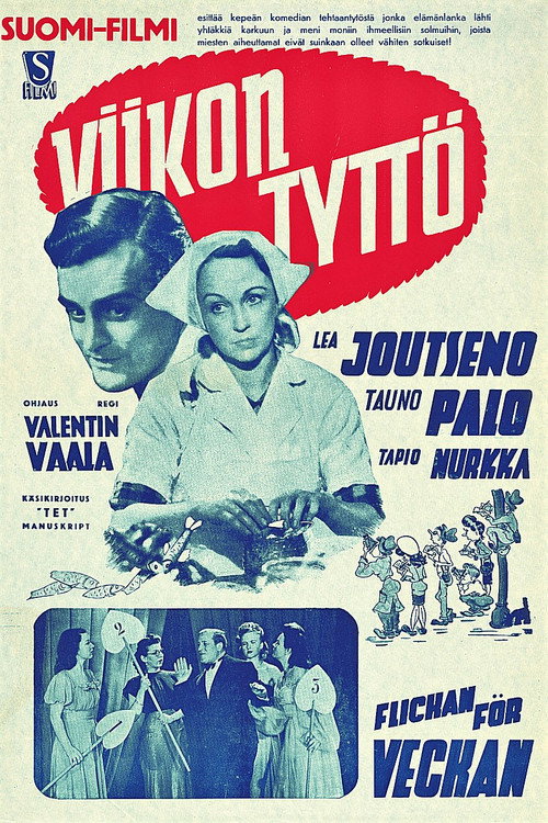 Movie poster for Viikon tyttö (1946)