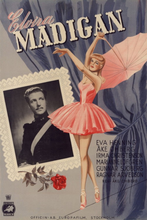 Movie poster for Elvira Madigan (1943)