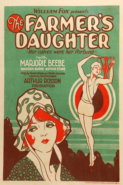 Movie poster for The Farmer's Daughter (1928)