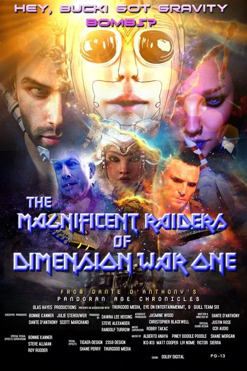 Movie poster for The Magnificent Raiders of Dimension War One (2026)