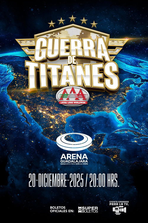 Movie poster for AAA Guerra de Titanes (2025)