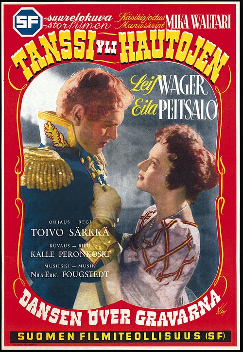 Movie poster for Tanssi yli hautojen (1950)