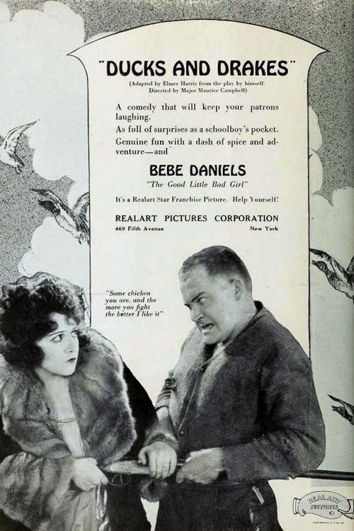 Movie poster for Ducks and Drakes (1921)